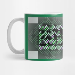 Cross The Polka patchwork pattern Mug